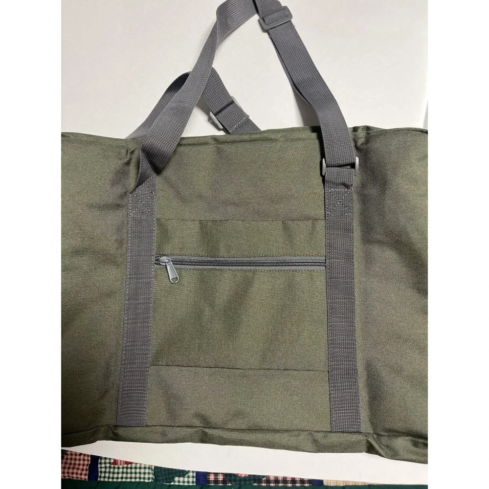 Snailemon green duffle bag‎ 17x11 durable canvas